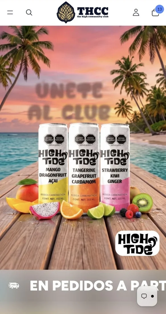THCC · Portada en móvil